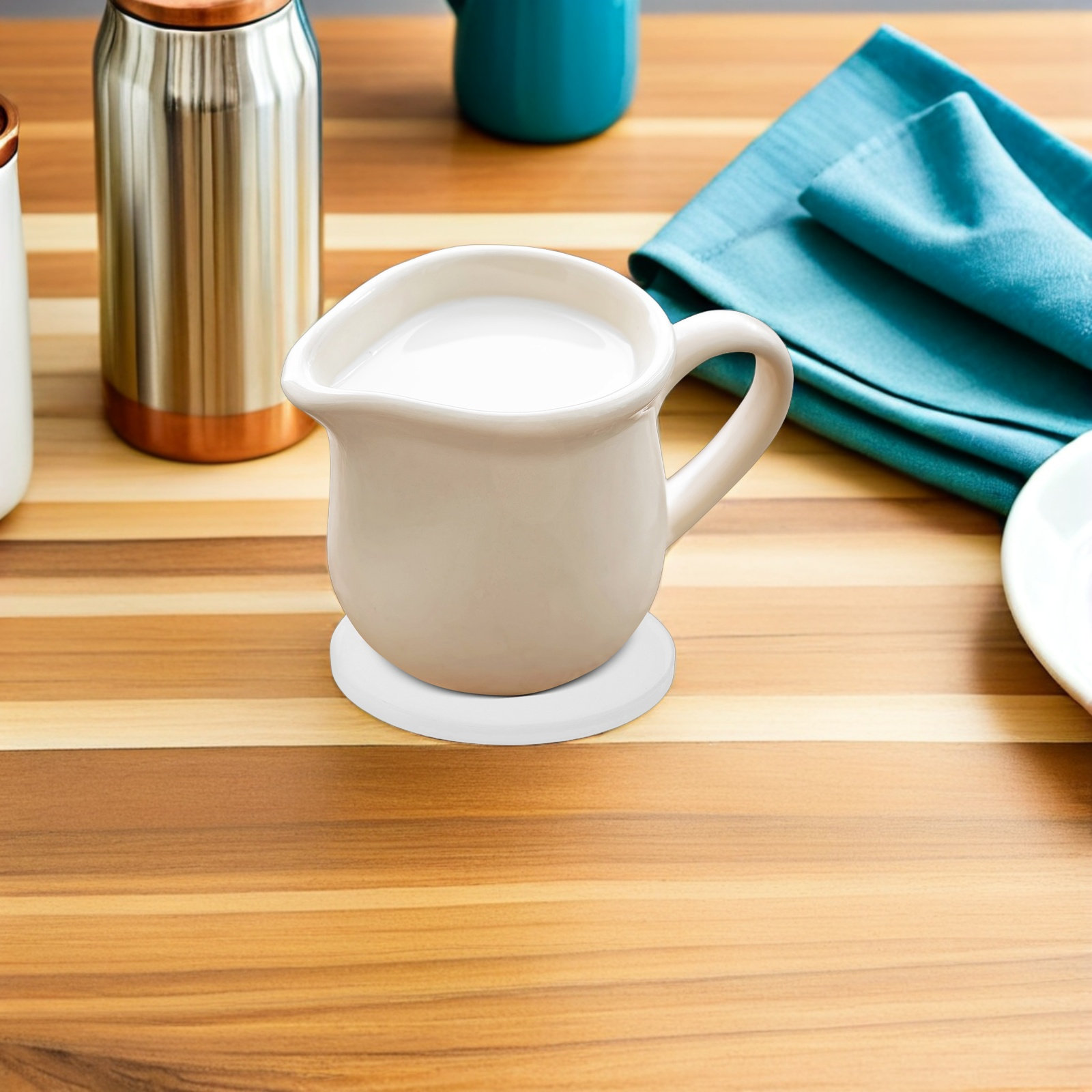 Coaster Sublimation Blank - 12 قطعة من قواعد الأكواب السيراميكية