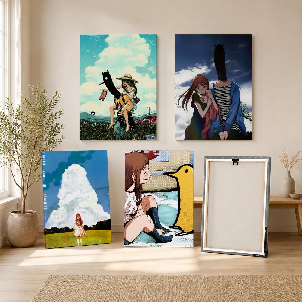 لوحة فنية أنيمي بونبون من جي-ج - مراجعة Canvas Wrap Ready وسعره