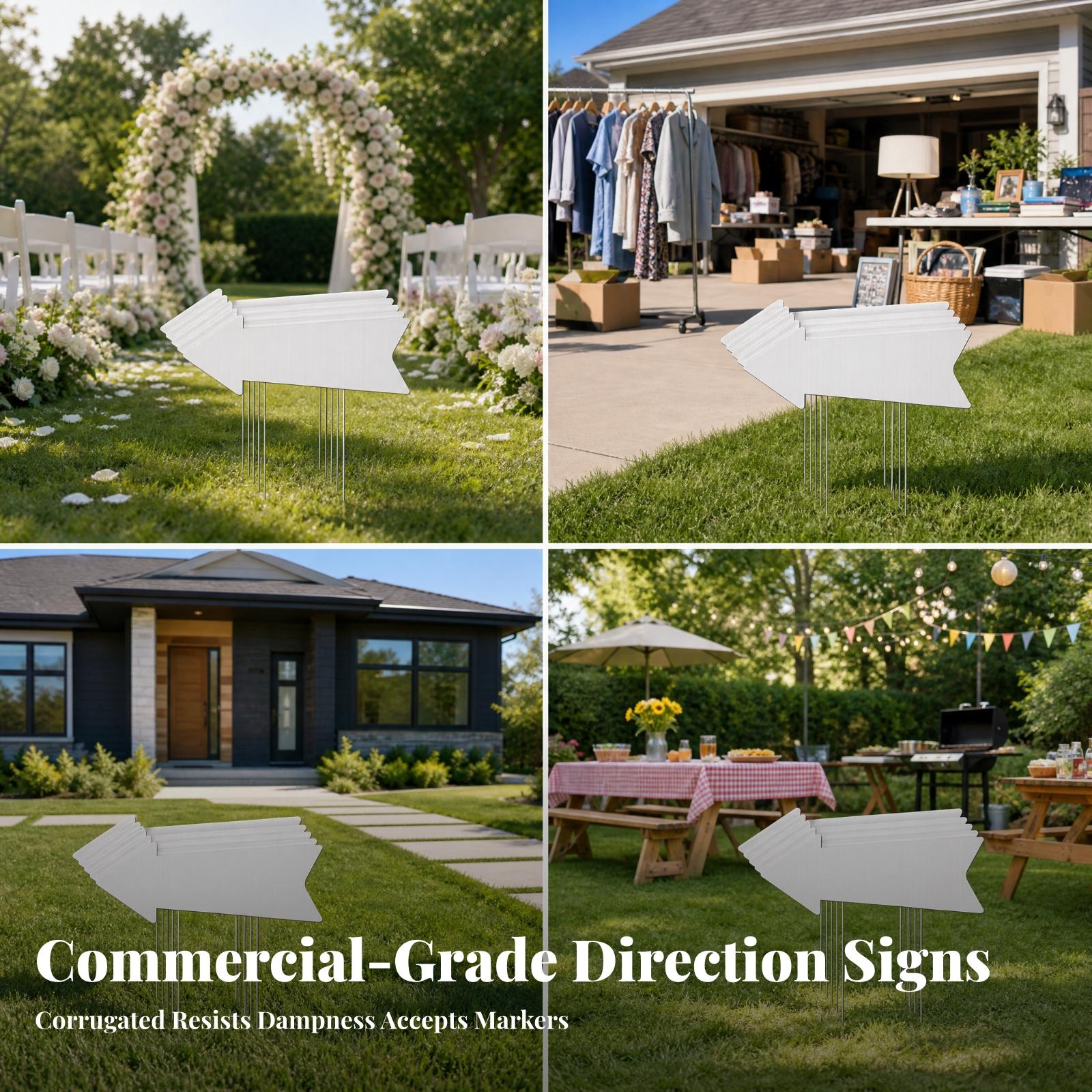 لافتة حديقة فارغة من البلاستيك - مراجعة Yard Sign Blank وسعره