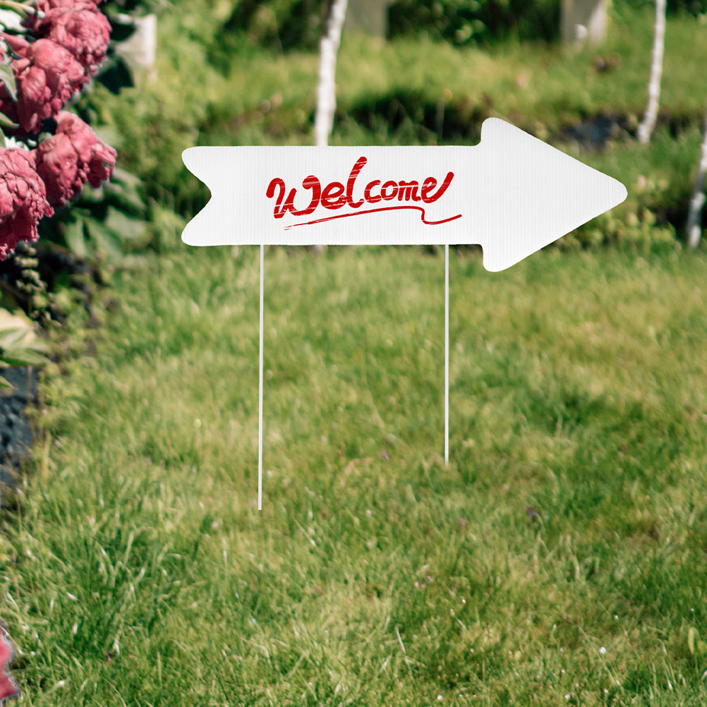 قطعتان من لافتات الحديقة الفار - مراجعة Yard Sign Blank وسعره