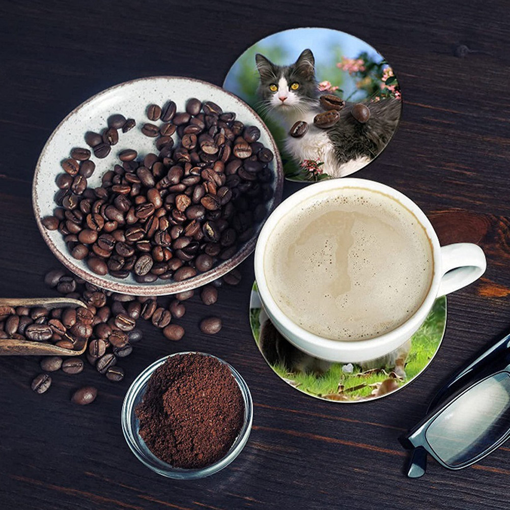 50 قطعة من قواعد الأكواب الدائ - مراجعة Coaster Sublimation Blank وسعره