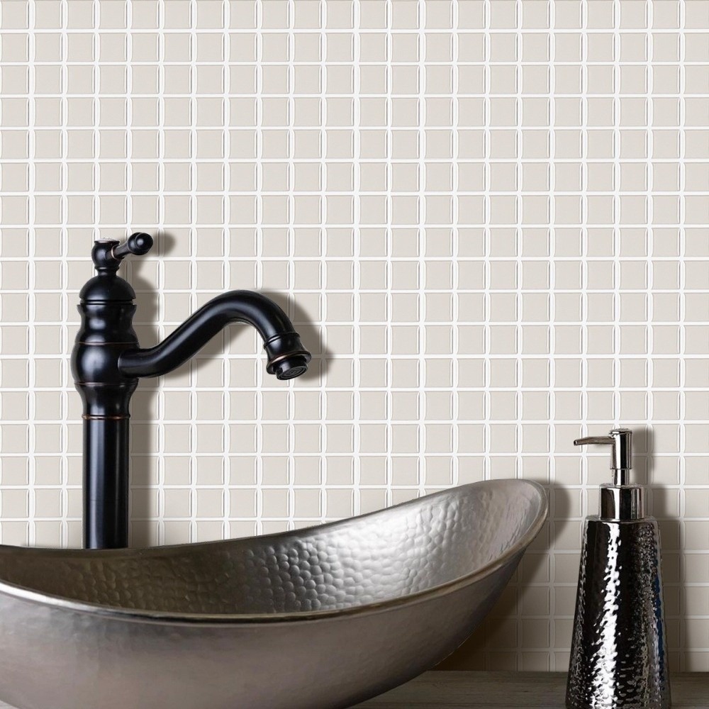 ملصقات بلاط جدارية ذاتية اللصق - مراجعة Ceramic Tile Blank وسعره