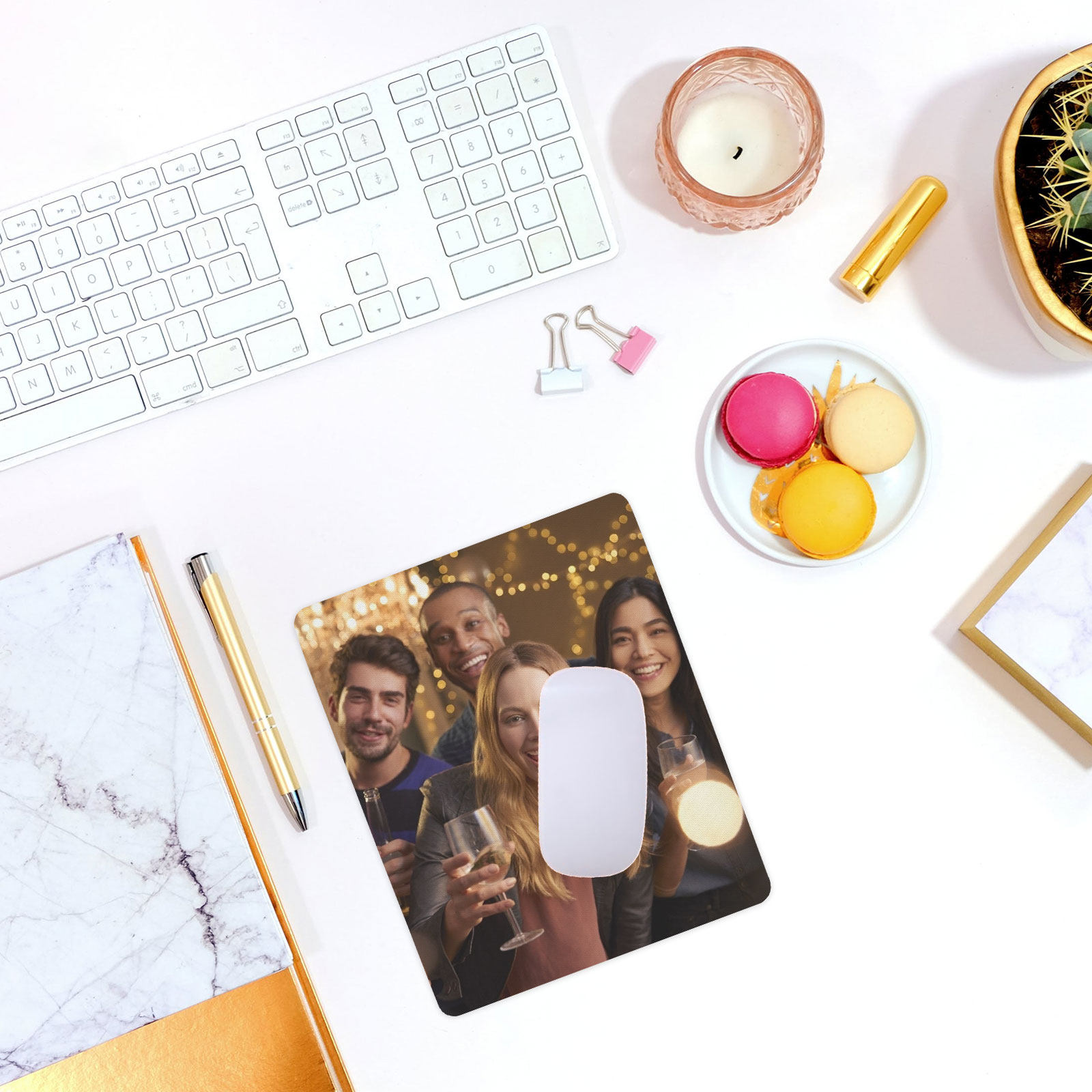 5 قطع من لوحات الماوس المطاطية - مراجعة Mouse Pad Blank Sublimation وسعره